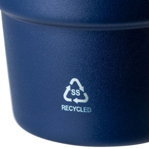 Mug double paroi de 175 ml en acier inoxydable recyclé Oli 13