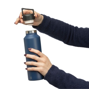 Gourde double paroi de 600 ml en acier inoxydable recyclé Mace 16