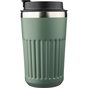 Mug double paroi en acier inoxydable recyclé de 400 ml Chiara 10