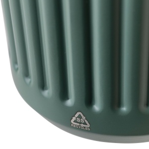 Mug double paroi en acier inoxydable recyclé de 400 ml Chiara 11