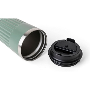 Mug double paroi en acier inoxydable recyclé de 400 ml Chiara 13