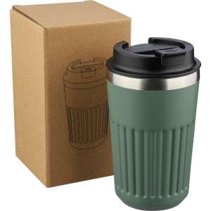 Mug double paroi en acier inoxydable recyclé de 400 ml Chiara 15