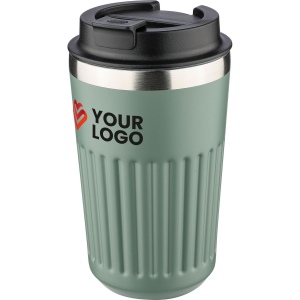 Mug double paroi en acier inoxydable recyclé de 400 ml Chiara 17