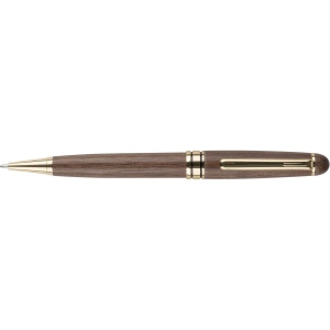 Stylo bille twist en bois de noyer Noa 3