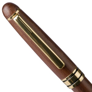 Stylo bille twist en bois de noyer Noa 7