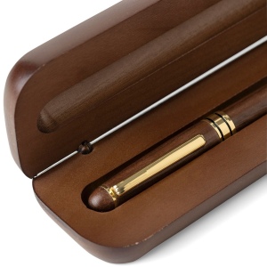 Stylo bille twist en bois de noyer Noa 8