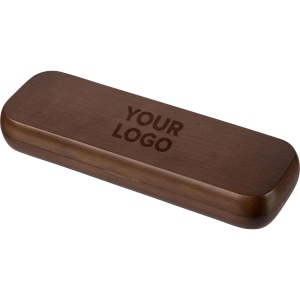 Coffret de stylos en bois de noyer Adelina 12