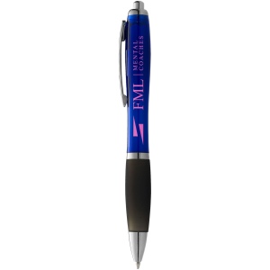 Stylo à bille Nash avec grip noir (encre noire) 9