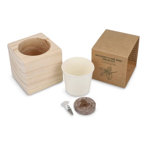 Ensemble de jardinières en bois FSC – Menthe 5