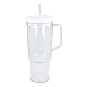 Tasse Miami avec anse transparente 1,2 L R-PET 2