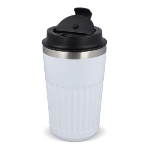 Thermos à café à emporter en acier inoxydable recyclé, 400 ml 10