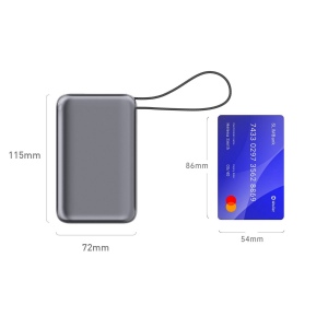 Batterie externe Nova 65W avec câble USB-C intégré, 30000 mAh 8