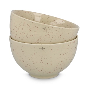 Sagaform Ditte Ensemble de bols en céramique 12 cm 2