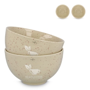 Sagaform Ditte Ensemble de bols en céramique 12 cm