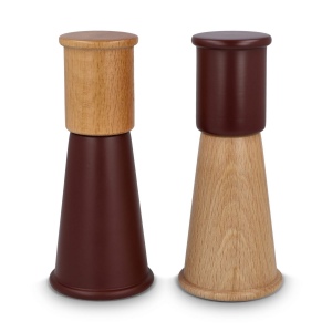 Sagaform Gurken Set de moulins à sel et à poivre, petit format, 15 cm 3