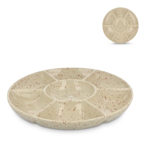 Assiette ronde en céramique Sagaform Ditte 26 cm