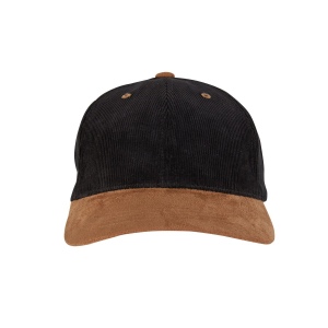 Casquette en velours côtelé et suédine 2