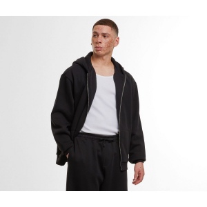 Sweat à capuche zippé ample