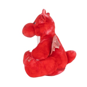 Peluche dragon rouge 3
