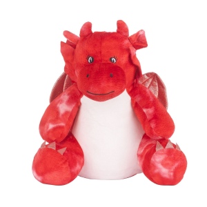 Peluche dragon rouge 2
