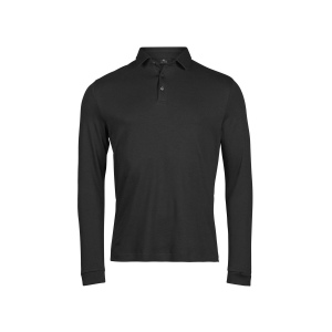 Polo manches longues en coton Pima 3
