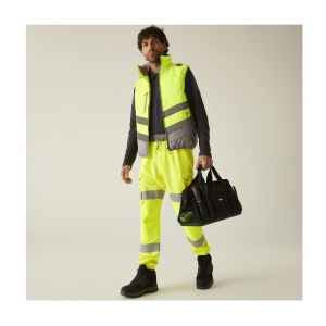 Bodywarmer matelassé haute visibilité 4
