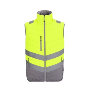Bodywarmer matelassé haute visibilité 2