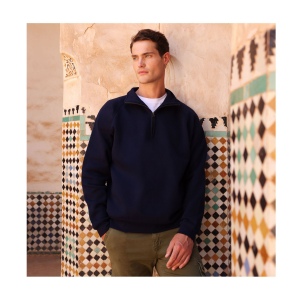 Sweat col zippé