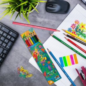 Kids Evolution® Set de crayons de couleurs x6 unités 2