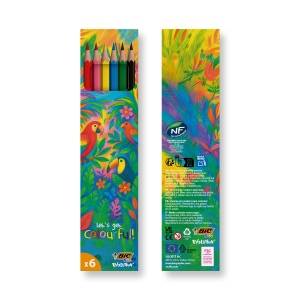 Kids Evolution® Set de crayons de couleurs x6 unités