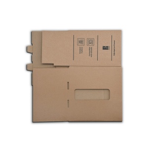 BOITE CARTON AVEC FENETRE LIVREE A PLAT POUR 6 PICUP16T, PICUP14 2