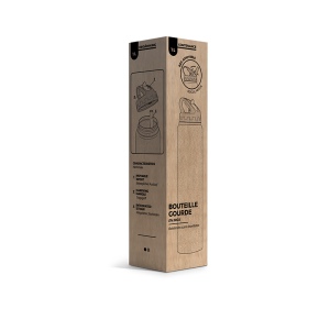 BOUTEILLE GOURDE  INOX 1 L AVEC PAILLE 8