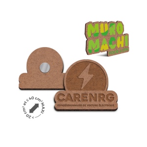 MAGNET CREATION MDF EP 3 mm AVEC UN AIMANT NÉODYME AU DOS (40cm2maxi)