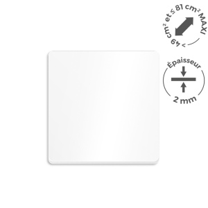 PMMA EP.2 mm SUR MESURE ENTRE 49 ET 81 cm2 MAXI 2