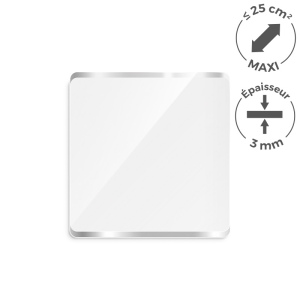 PMMA EP.3 mm SUR MESURE 25 cm2 MAXI 3