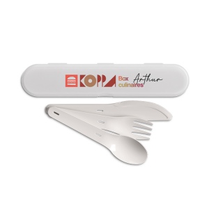 SET DE COUVERTS REUTILISABLES EN PLASTIQUE (PP) 6