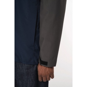 Parka 3-en-1 imperméable à capuche bicolore unisexe 32
