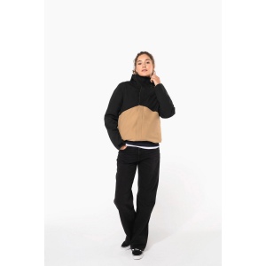 Parka 3-en-1 imperméable à capuche bicolore unisexe 39