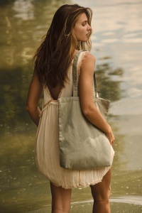 Sac shopping délavé en coton 14