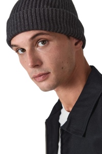 Bonnet en maille avec revers - K-up Gold Label 32