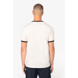 T-shirt ringer écoresponsable à bords contrastés effet délavé homme 19