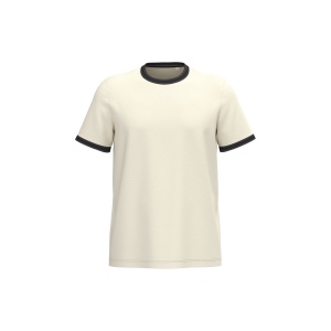T-shirt ringer écoresponsable à bords contrastés effet délavé homme 2