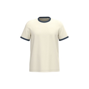 T-shirt ringer écoresponsable à bords contrastés effet délavé homme 3