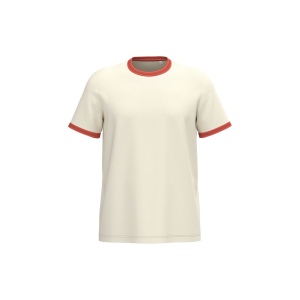 T-shirt ringer écoresponsable à bords contrastés effet délavé homme 4