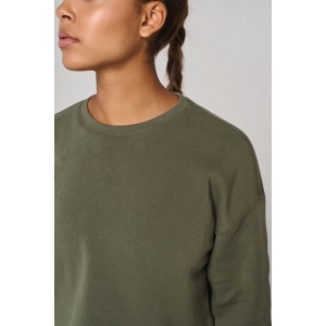 Sweat-shirt crop col rond femme 12