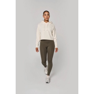 Sweat-shirt crop à capuche femme 17