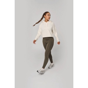 Sweat-shirt crop à capuche femme 18