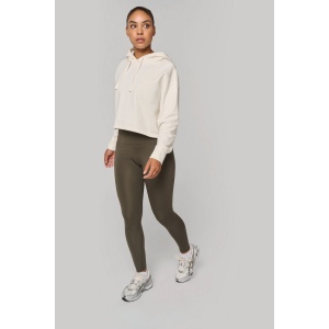 Sweat-shirt crop à capuche femme 19