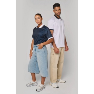 Maillot lifestyle à col polo unisexe 12