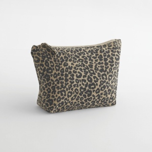 Pochette en toile imprimé léopard 2